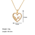 Jexyna Crescent Moon Necklace — gold-plated pendant necklace (view 3)