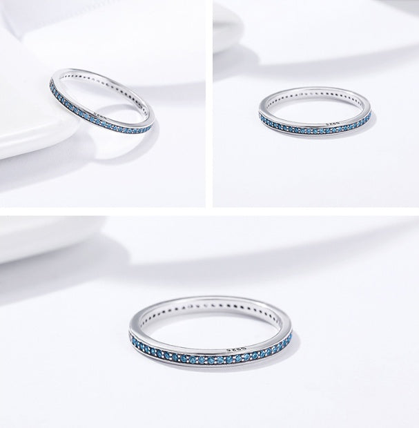Jexyna Zircon Halo Ring — cubic zirconia gold-plated ring (view 5)