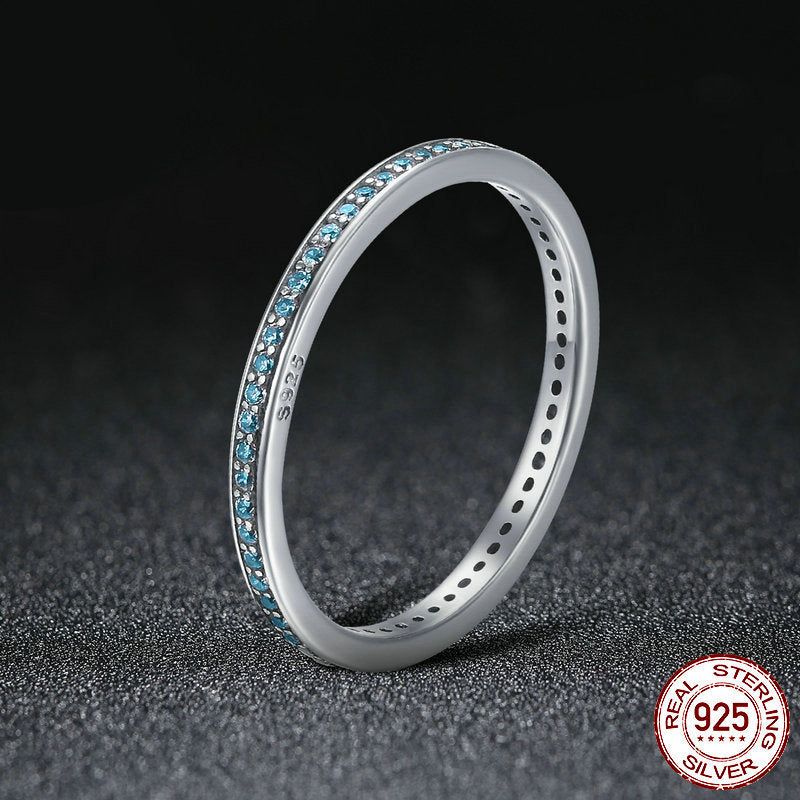 Jexyna Zircon Halo Ring — cubic zirconia gold-plated ring (view 4)