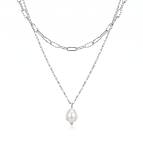 Layered_Pearl_Necklace_Silver