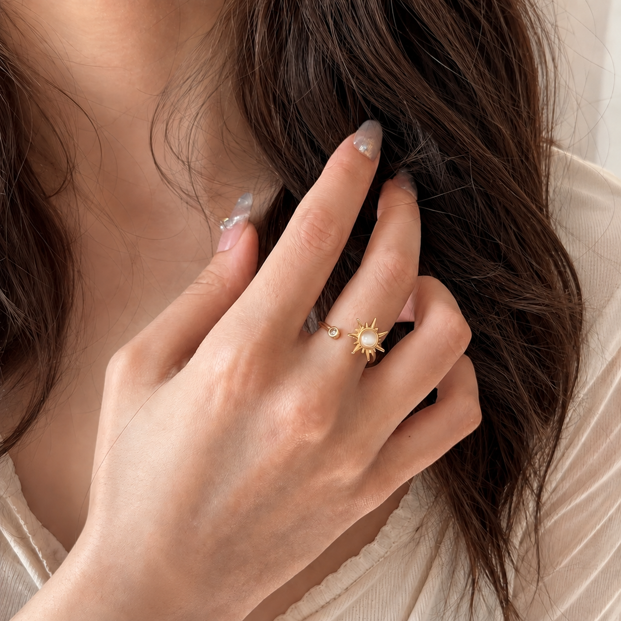 Solara Stillpoint Spinner Ring